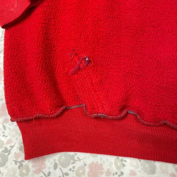 Indiana University Red Hooded Sweatshirt - Well Made / Used - Large - Picture 11 of 15